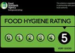 Food Hygiene Rating of Five